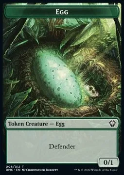 Egg Token (G 0/1) // Snake Token (G 1/1)