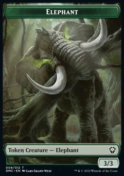 Elephant Token (G 3/3) // Treasure Token