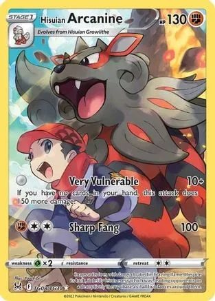 Hisuian Arcanine [Very Vulnerable | Sharp Fang]