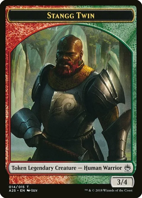 Stangg Twin Token (Red and Green 3/4)
