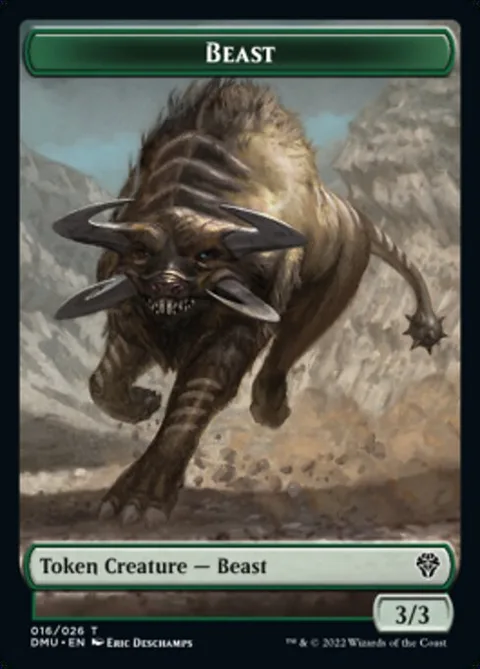 Beast Token (G 3/3) // Phyrexian Token (B 2/2)