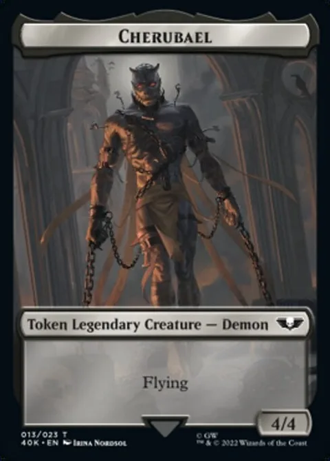 Cherubael Token (B 4/4) // Astartes Warrior Token (W 2/2)