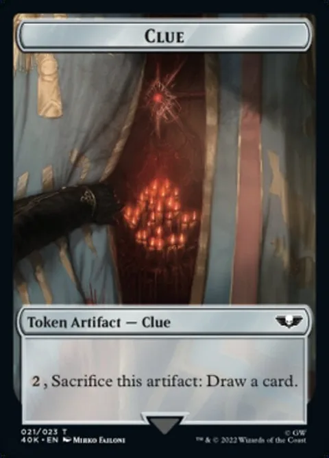Clue Token // Astartes Warrior Token (W 2/2)