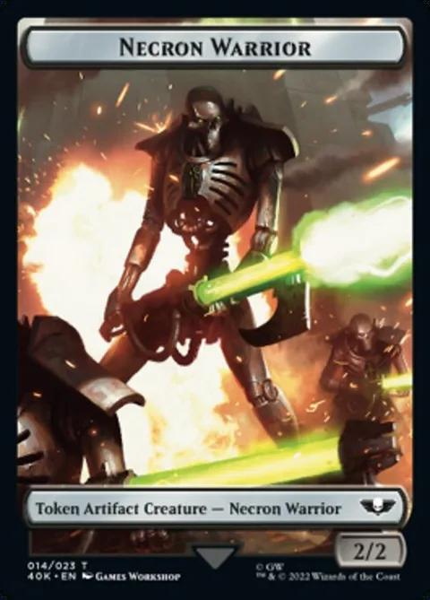 Necron Warrior Token (A 2/2) // Insect Token (A 1/1)