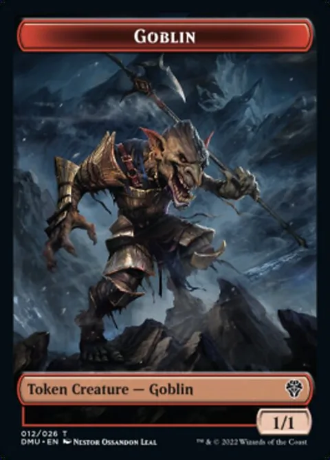 Goblin Token (R 1/1) // Bird Token (W 1/1)
