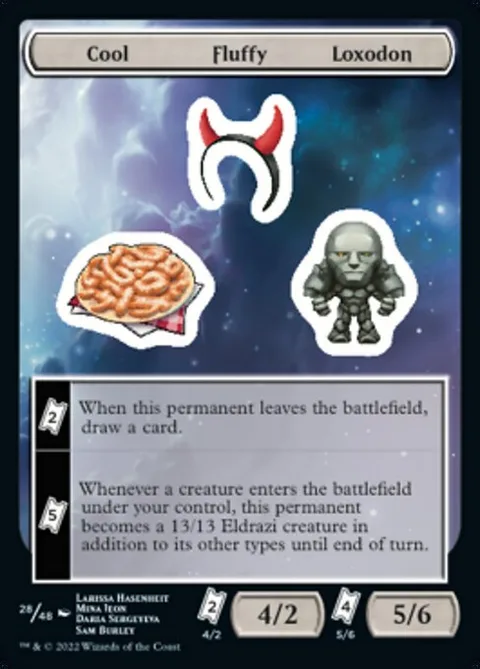 Cool Fluffy Loxodon Sticker