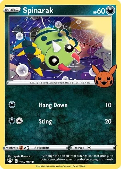 Spinarak [Hang Down | Sting]