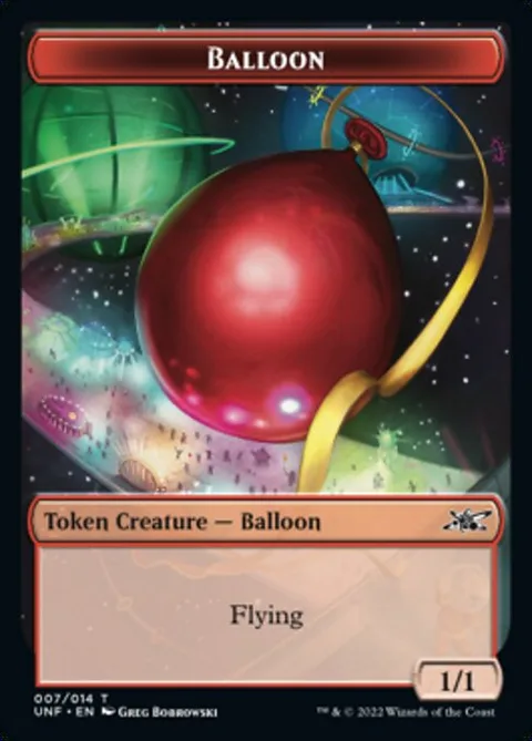 Balloon Token (Red 1/1)