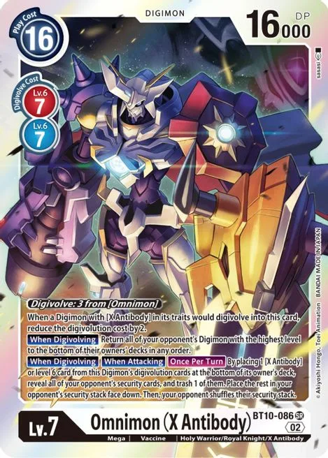 Omnimon (X Antibody) (BT10-086)