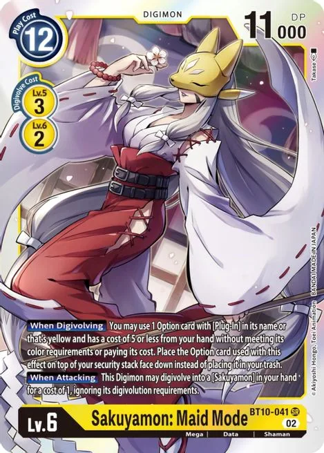 Sakuyamon: Maid Mode (BT10-041)