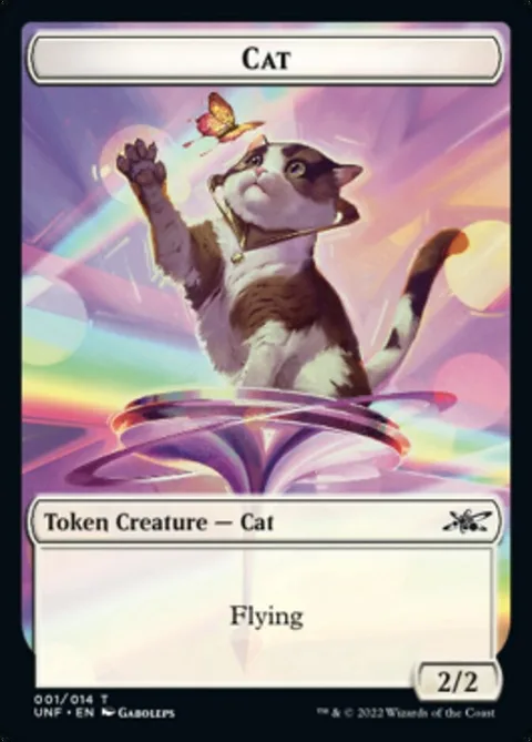 Cat Token (White 2/2)