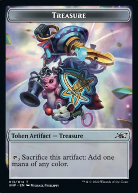 Treasure Token // Clown Robot Token (W 1/1)