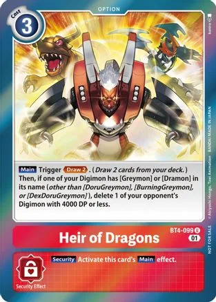 Heir of Dragons (BT4-099)