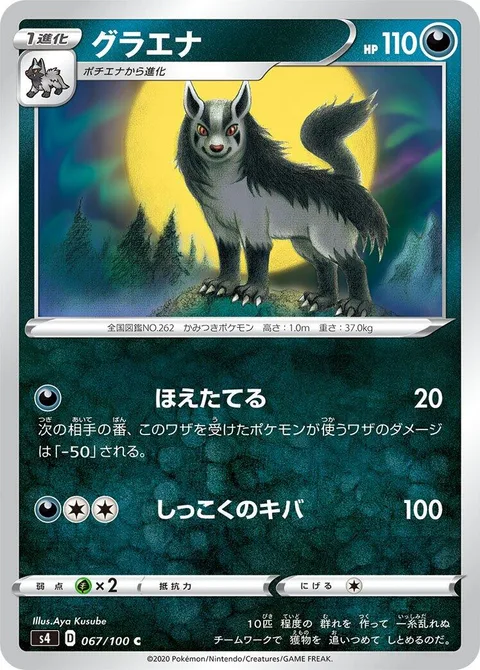 Mightyena [Ferocious Bellow | Pitch-Black Fangs]
