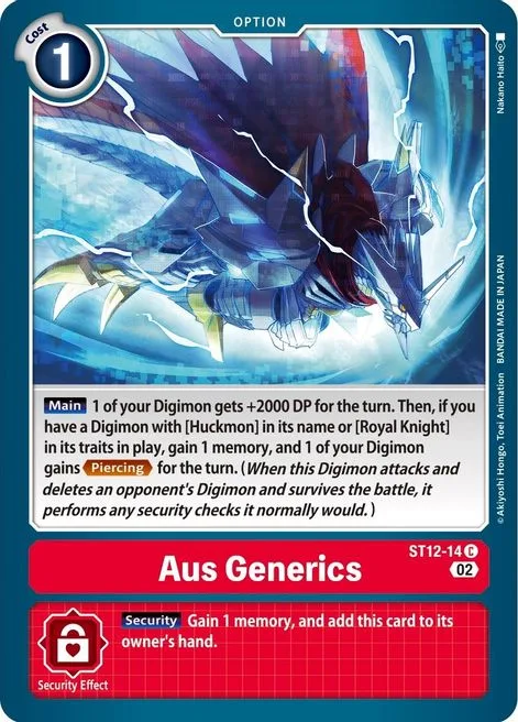 Aus Generics (ST12-14)