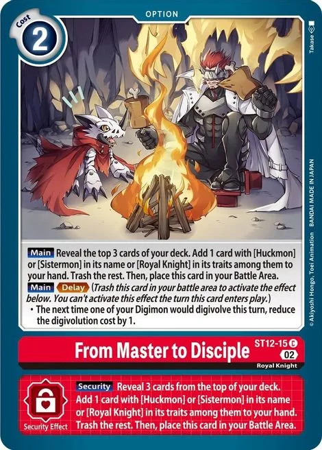 From Master to Disciple (ST12-15)