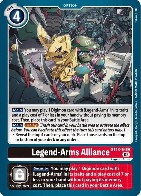 Legend-Arms Alliance (ST13-16)