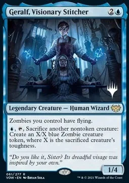 Geralf, Visionary Stitcher