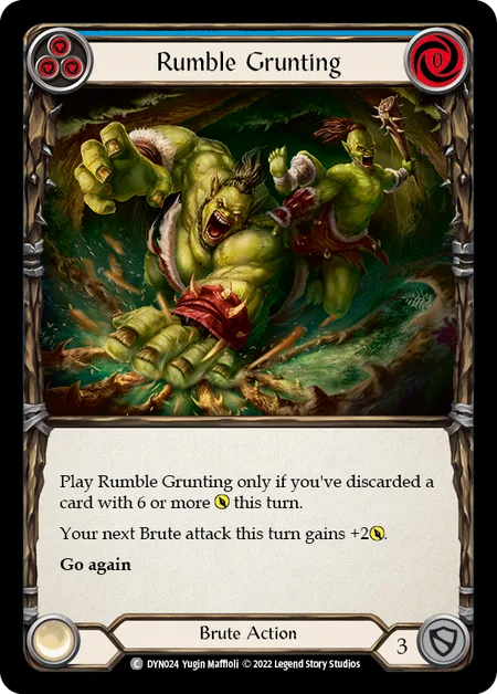 Rumble Grunting (Blue)