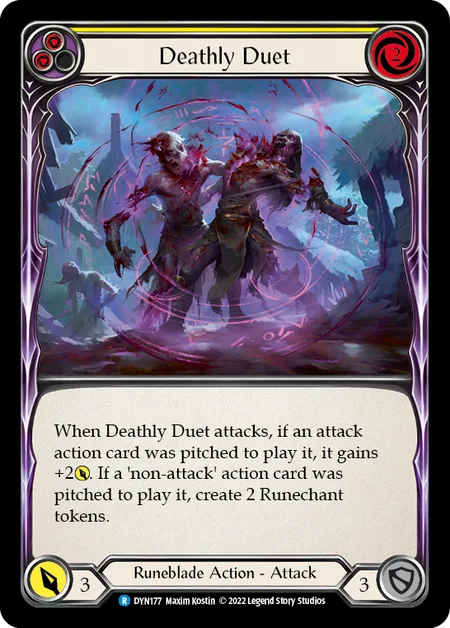 Deathly Duet (Yellow)