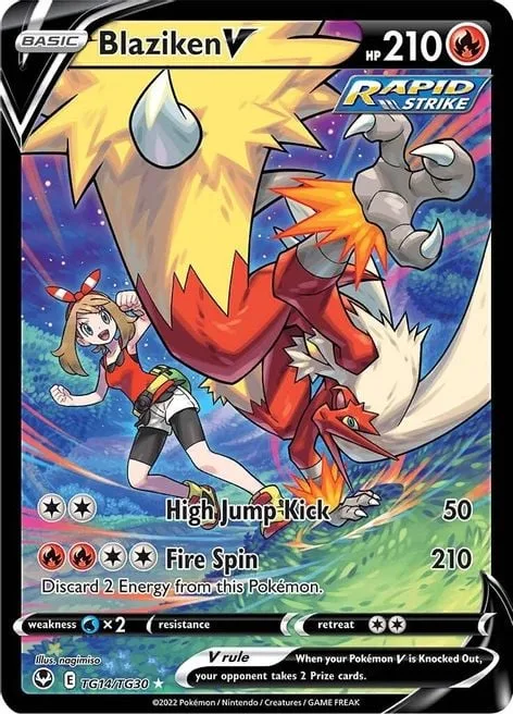 Blaziken V [High Jump Kick | Fire Spin]