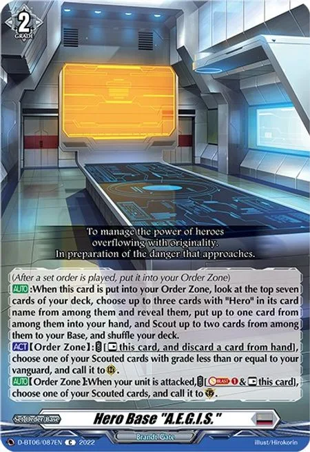 Hero Base ""A.E.G.I.S."" [D Format]