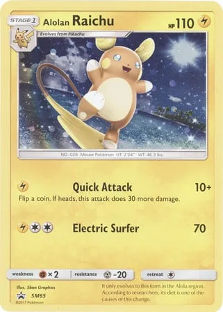 Alolan Raichu [Quick Attack | Electric Surfer]