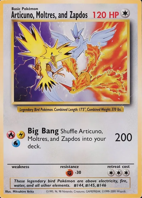 Articuno, Moltres, and Zapdos [Big Bang]