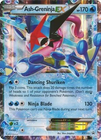 Ash-Greninja EX [Dancing Shuriken | Ninja Blade]