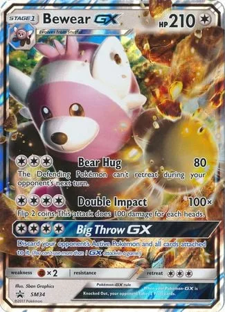 Bewear GX [Bear Hug | Double Impact | Big Throw GX]