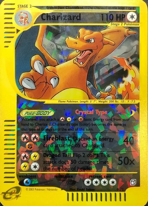 Charizard [Crystal Type | Fireblast | Dragon Tail]