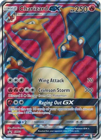 Charizard GX [Wing Attack | Crimson Storm | Raging Out GX]