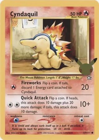Cyndaquil [Fireworks | Quick Attack]