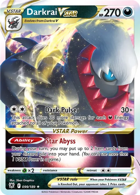 Darkrai VSTAR [Dark Pulse | Star Abyss]