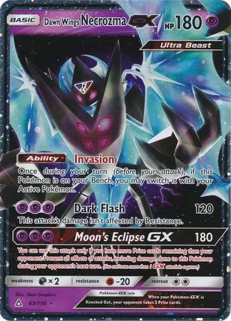 Dawn Wings Necrozma GX [Invasion | Dark Flash | Moon's Eclipse GX]