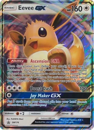 Eevee GX [Ascension DNA | Boost Dash | Joy Maker GX]