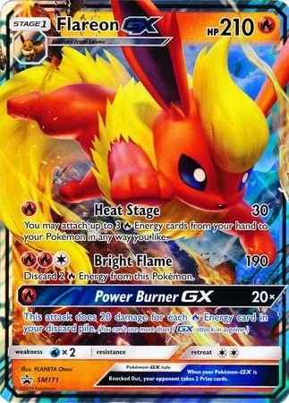 Flareon GX [Heat Stage | Bright Flame | Power Burner GX]