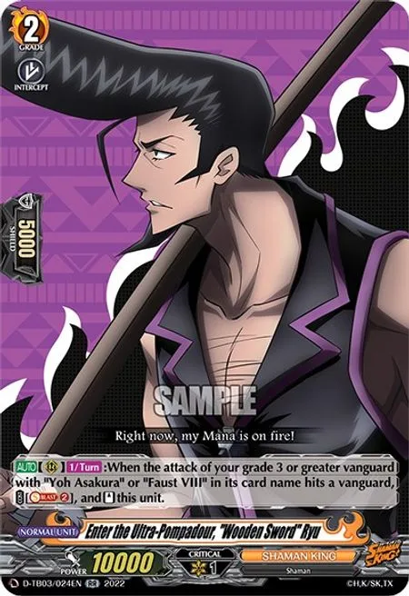 Enter the Ultra-Pompadour, ""Wooden Sword"" Ryu [D Format]