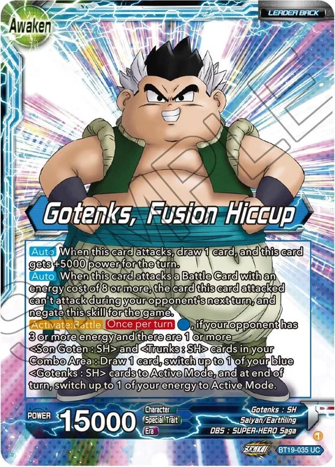 Son Goten & Trunks // Gotenks, Fusion Hiccup