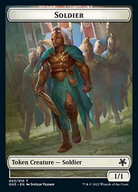 Soldier Token (W 1/1) // Drake Token (U 2/2)