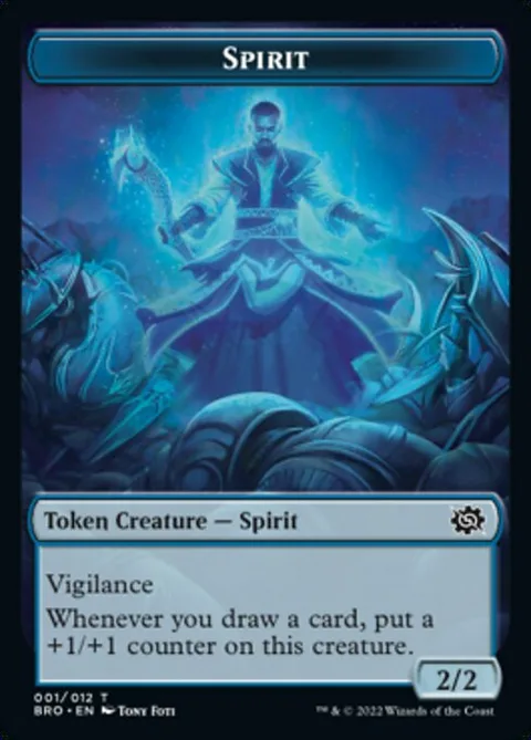 Spirit Token (U 2/2) // Powerstone Token