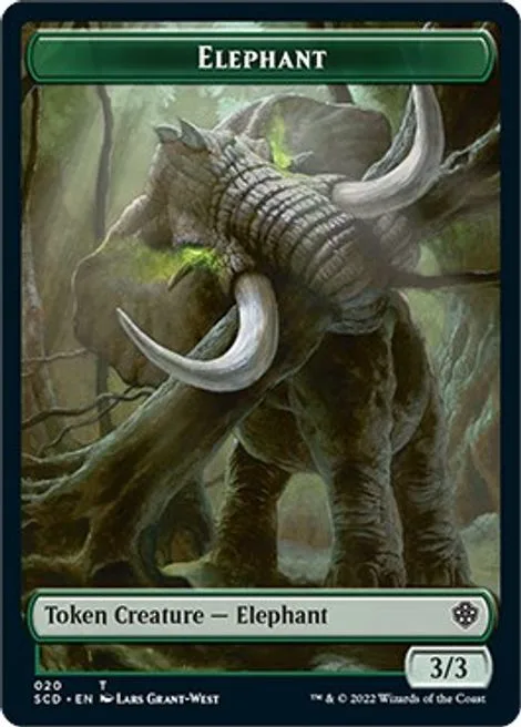 Elephant Token (G 1/1) // Thopter Token (A 1/1)
