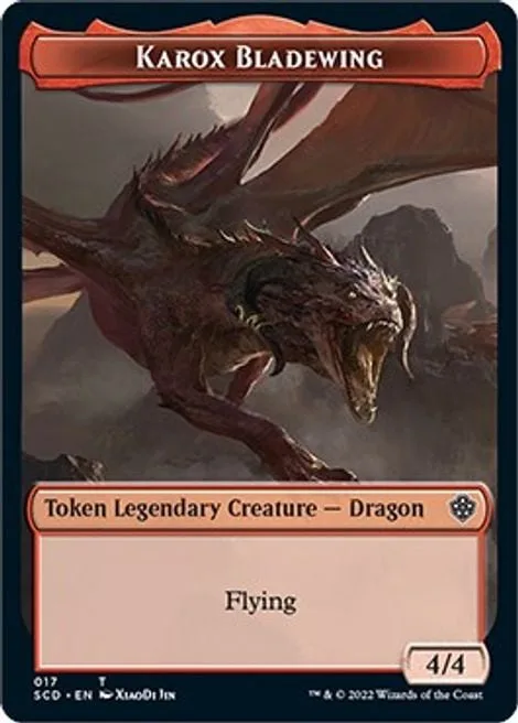 Karox Bladewing Token (R 4/4) // Karox Bladewing Token (R 4/4)