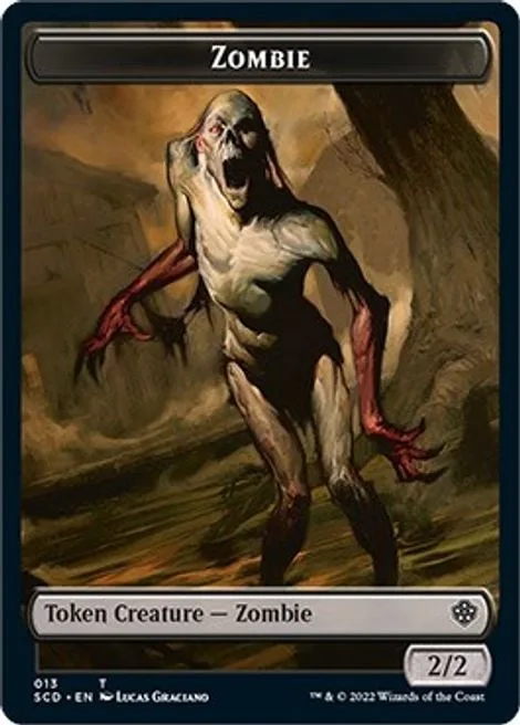 Zombie Token (B 2/2) // Zombie Army Token (B 0/0)