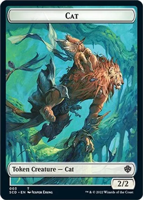 Cat Token (W 2/2) // Saproling Token (G 1/1)