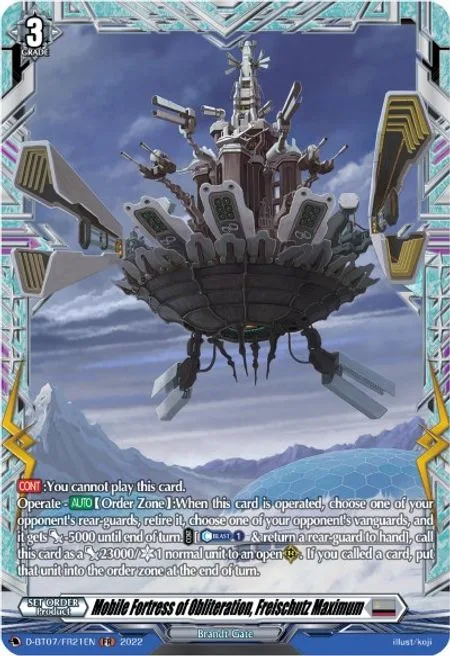 Mobile Fortress of Obliteration, Freischutz Maximum [D Format]