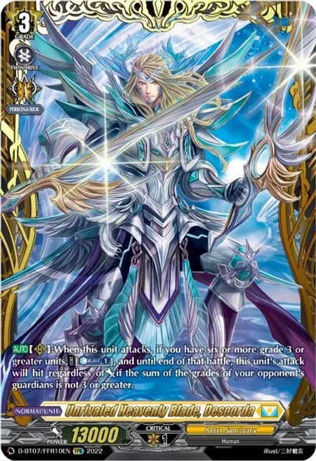 Unrivaled Heavenly Blade, Descorda [D Format]