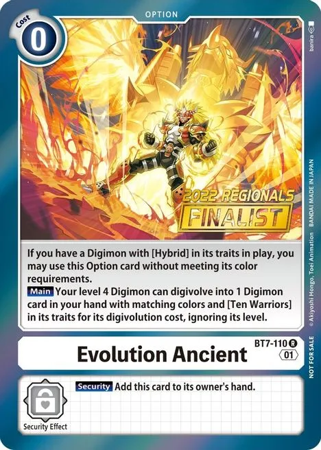 Evolution Ancient (BT7-110)