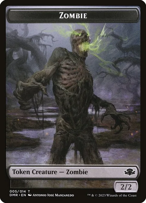 Zombie Token (Black 2/2)