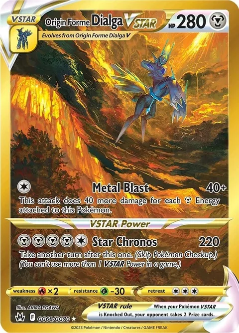 Origin Forme Dialga VSTAR [Metal Blast | Star Chronos]